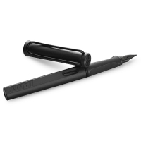 凌美(LAMY) Safari狩猎者系列钢笔墨水笔磨砂黑 EF尖