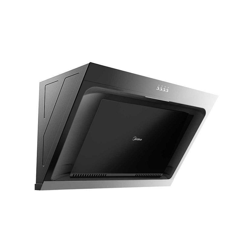 美的(Midea) 油烟机CXW-200-JMY1 侧吸型烟机 按键 冷轧板喷涂+玻璃