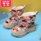可莉允男童雪地靴冬季2022新款加绒加厚儿童靴子中大童男孩防水东北棉鞋