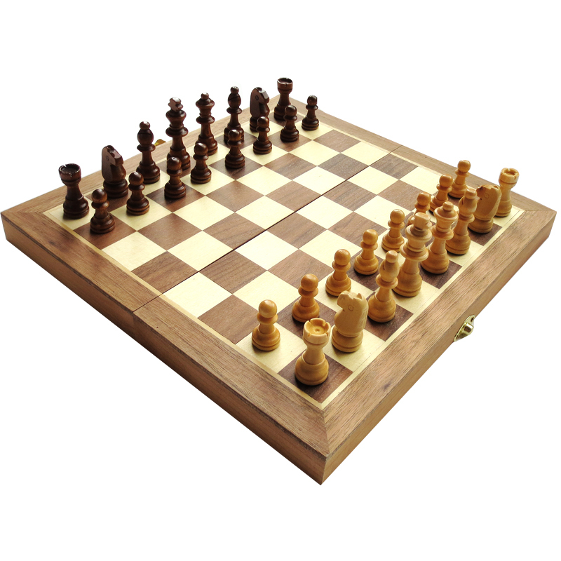 小号国际象棋|木质高档国际象棋可折叠棋盘儿童成人教学入门初学专业