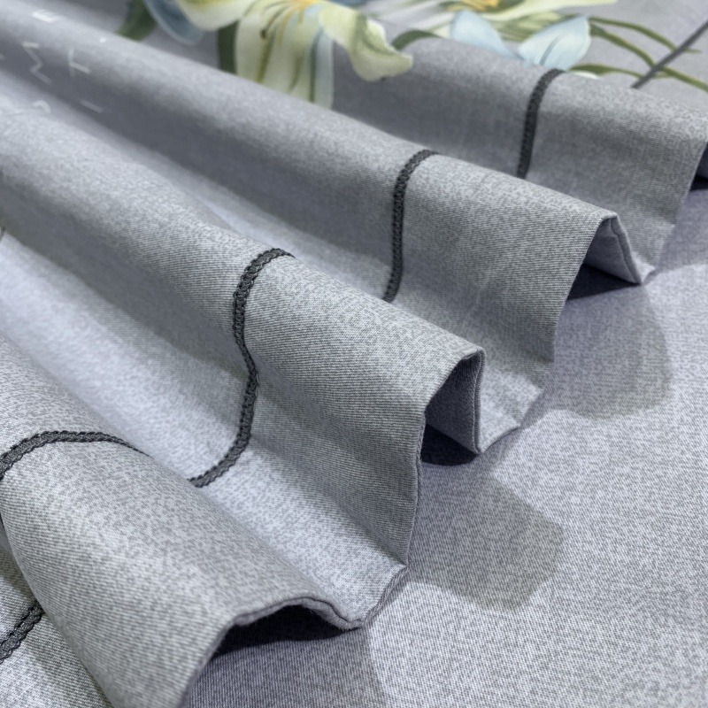 小香风四件套床单纯棉复古被套两米床上用品双人被罩200×230女高清大图