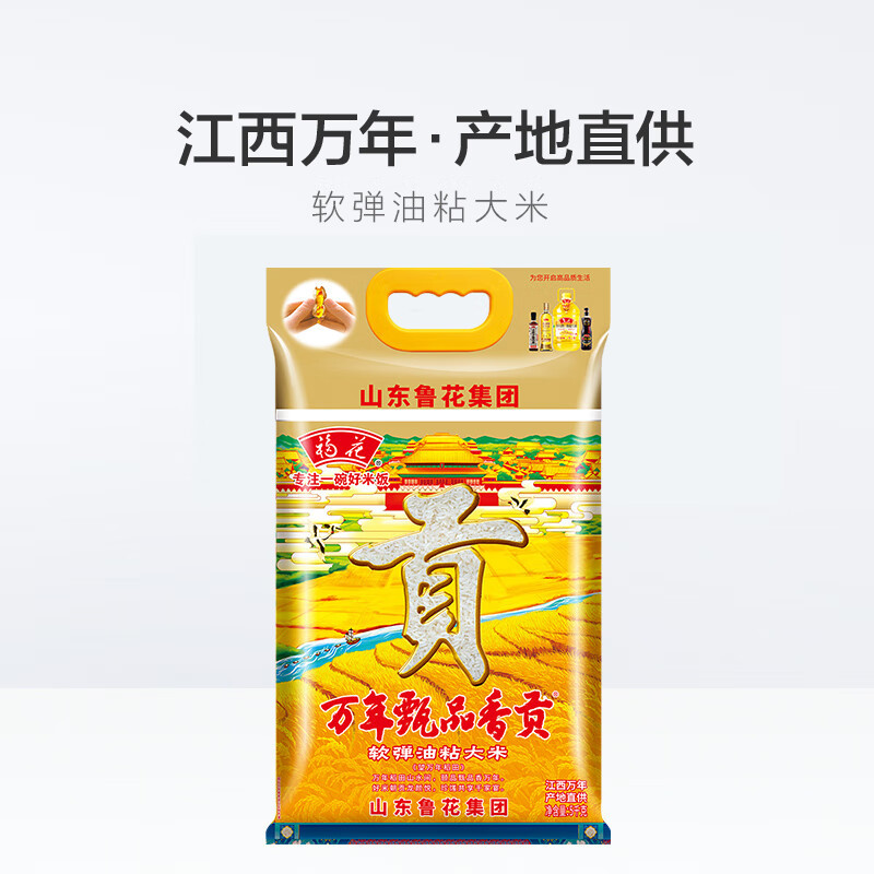 福花万年甄品香大米5KG 南方大米家庭长粒香米10斤