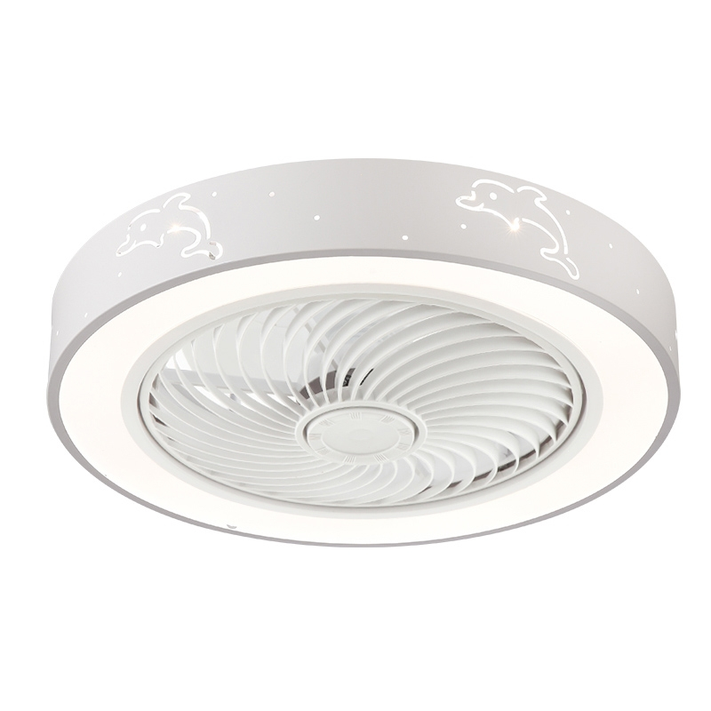 卧室吸顶风扇灯客厅餐厅古达现代简约风扇吊灯家用带电的电扇灯