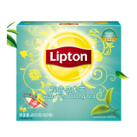 立顿Lipton 观音乌龙茶 福建高山茶叶 办公室下午茶 袋泡茶包100包200g