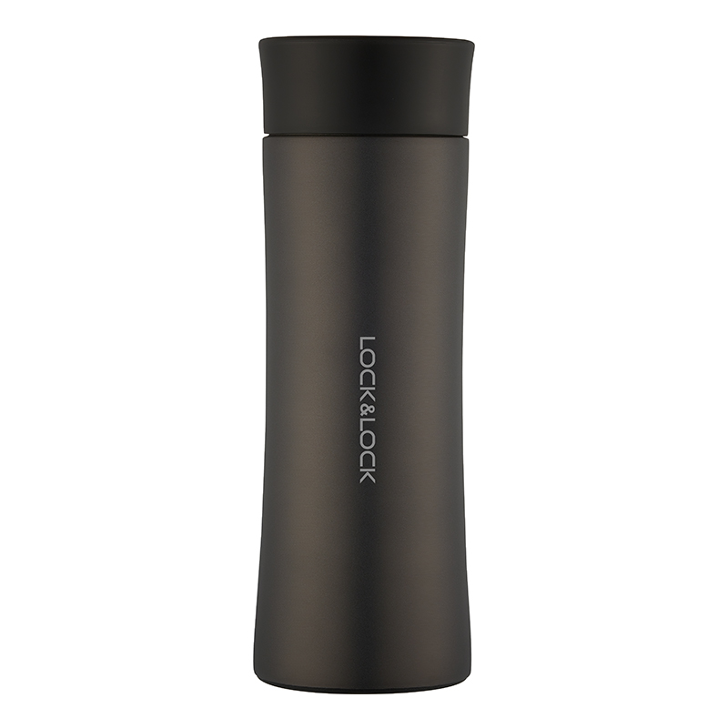 乐扣乐扣(lock&lock)掌心保温杯LHC4028B 不锈钢(400ml)黑色高清大图