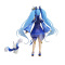 寿屋 手办 回头应援初音 雪初音人偶玩具蝴蝶初音 粉色妖精公仔模型摆件 动漫装饰虚拟歌手 星空雪初音