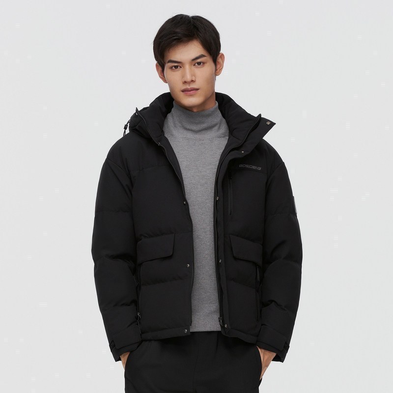 波司登羽绒服男2021年冬季新款经典居家休闲短款宽松防风保暖外套参数