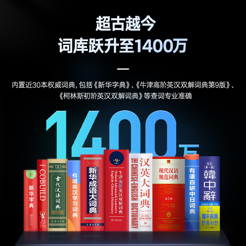 [重磅专业版]网易有道词典笔P5英语学习神器翻译笔点读笔词典笔扫描笔单词笔扫读笔翻译机电子辞典