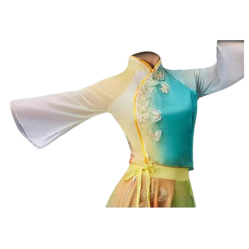 健訫奕天演出舞蹈服YW0011高清大图