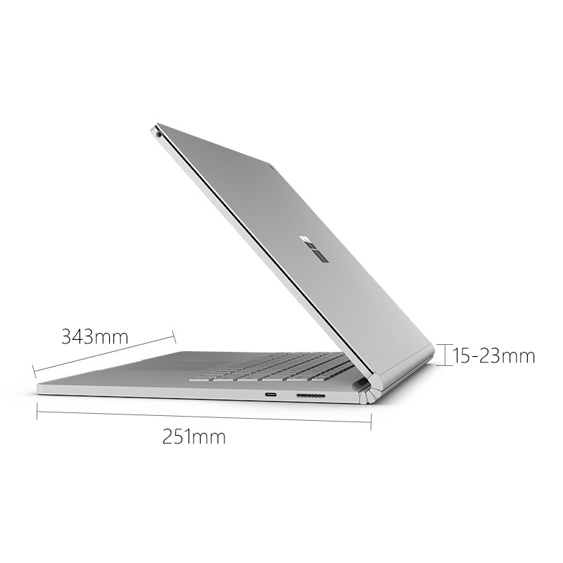 微软(Microsoft)Surface Book 2 15英寸超轻薄二合一设计师平板电脑 笔记本 (i7-8650U 16GB 1TB SSD GTX1060 6G独显 银色)
