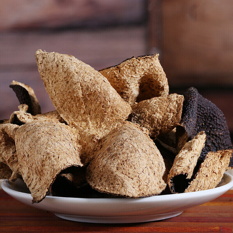 痴福新会陈皮正宗8年陈皮茶陈年大红皮泡水特产老陈皮干1袋250克高清大图