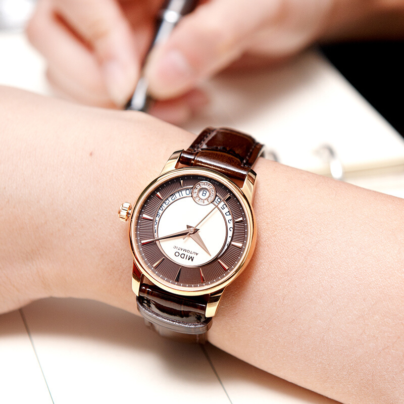 美度mido女表贝伦赛丽系列全自动机械表女士手表休闲时尚腕表m