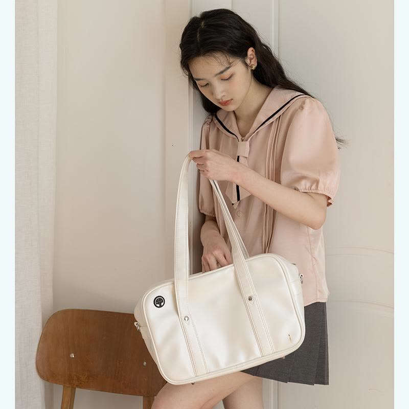2022夏季新款韩版清新盐系撞色边领可爱衬衫上衣女图片