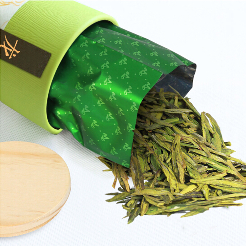 太湖雪眉龙井绿茶(双木罐礼盒)250g