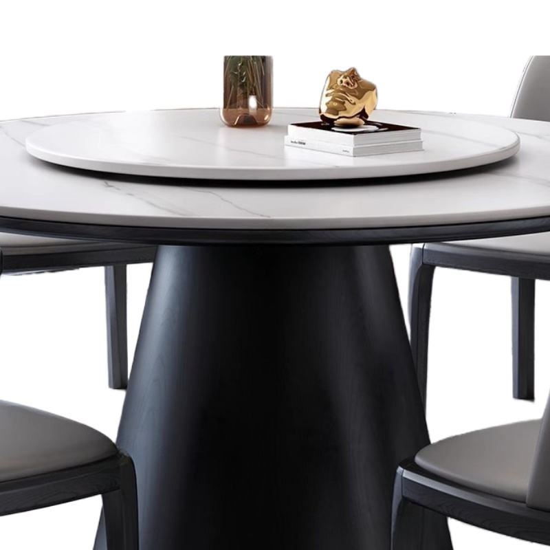 豫龙都 圆餐桌 一桌十椅 套高清大图