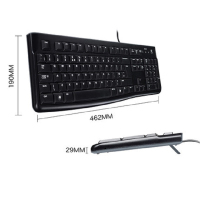 罗技(Logitech) K120有线USB键盘 一个装