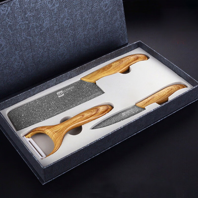 朗赫刀具三件套锋利加厚圆润不刮手经久耐用尊尚LH-GJ28高清大图