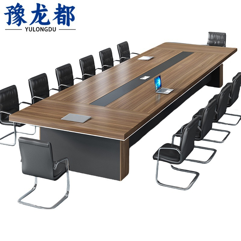 豫龙都长条桌椅一桌十八椅套高清大图
