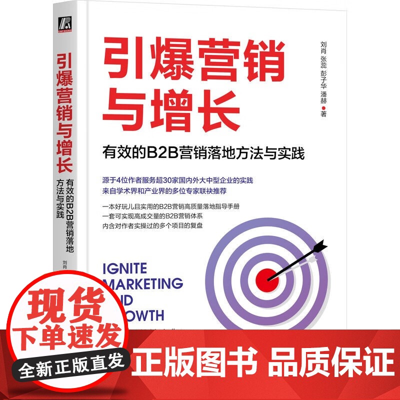 引爆营销与增长 有效的B2B营销落地方法与实践 刘肖 等 著 管理高清大图