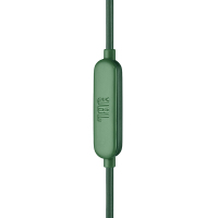 JBL LIVE 100 立体声入耳式耳机耳麦 手机耳机+运动耳机 电脑游戏耳机 带麦可通话 绿色