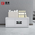 呈本CB-D6保密文件柜 电子密码锁 顶柜资料柜钢制带锁储物柜员工柜 防盗铁皮柜 灰白色