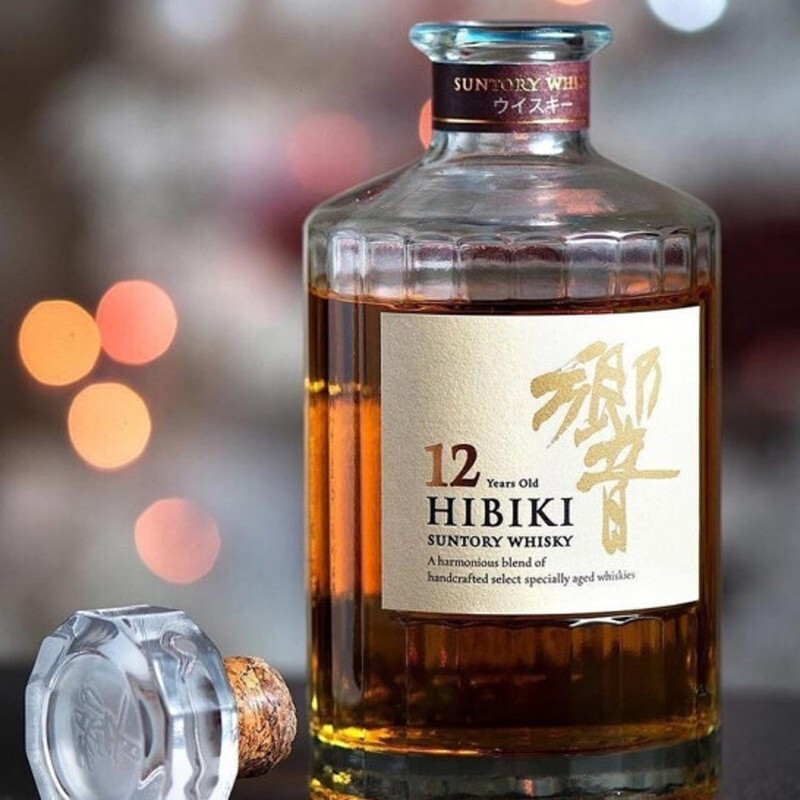 响(HIBIKI) 原装进口单一麦芽威士忌洋酒 12年 700ml 单瓶装 带盒