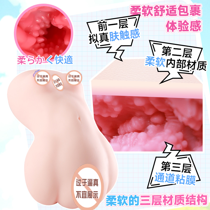 飞机杯男用成人用品阴臀真人倒模自慰倒膜名器臀模情趣用品高清大图