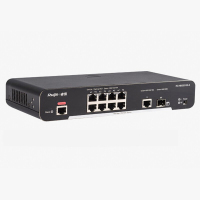 睿易 锐捷RG-NBS2010G-Esmart网管交换机增强型8口千兆接入1个千兆电口 1个SPF光口弱三层网管交换机