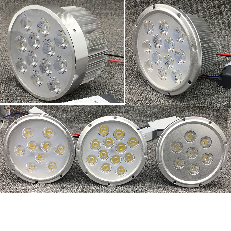 led斗胆灯灯芯双头三头射灯AR90灯头配件 7W正白光/直径:75mm