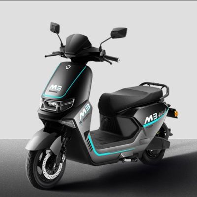 新日电动摩托车两轮 陆行M3 72V35Ah石墨烯铅酸电池 前后碟刹 1000W电机 钢琴黑 72V35Ah石墨烯包邮