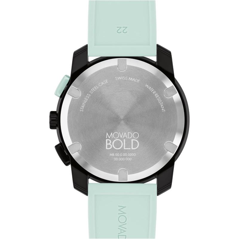 Movado男士石英表TR90黑盘皮带防水30米运动腕表高清大图