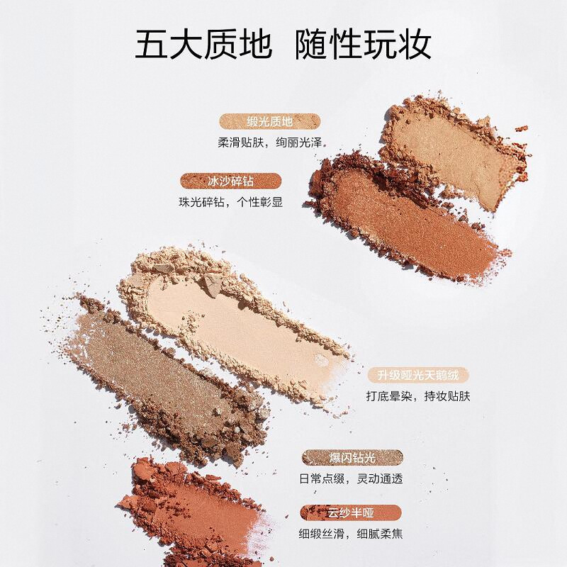 麦吉丽旗舰店官方正品星眸六色眼影盘