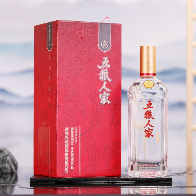 五粮液五粮人家161整箱装50度500ml6浓香型白酒酒水