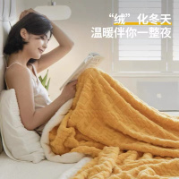 花花公子羊羔绒毛毯加厚冬季毯子单人 宿舍 学生午睡办公室沙发盖毯床上用