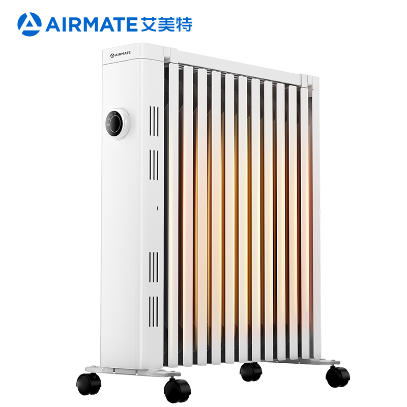 艾美特(Airmate) 取暖器 WU13-X5电暖器 油汀 13片加宽折边 2200W大功率 家用电暖气 3重安全防护