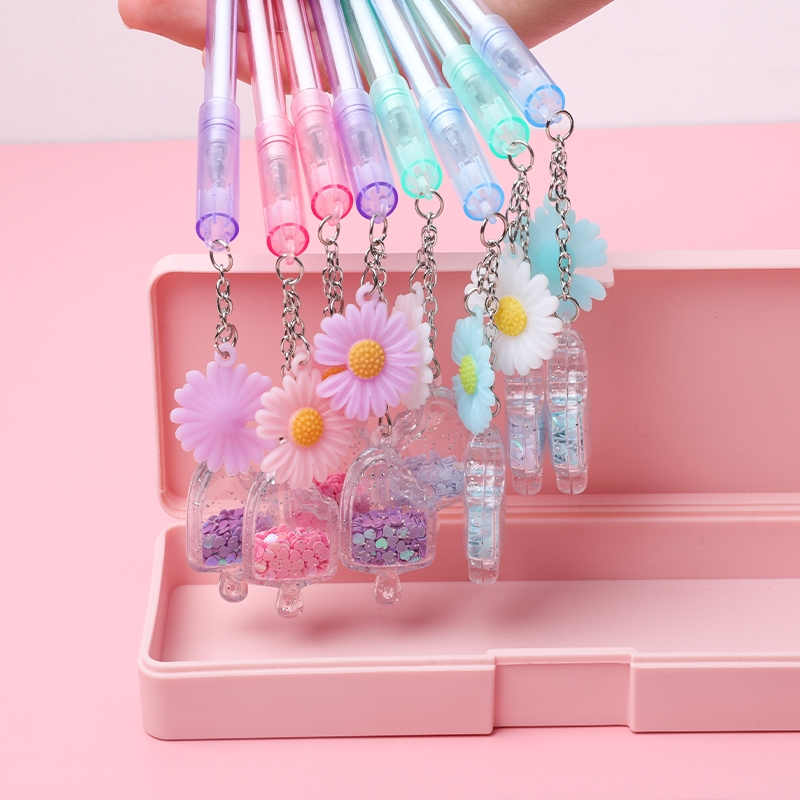 如华福禄吊坠笔挂件中性笔创意个性可爱少女心圆珠笔卡通学生文具用品