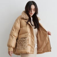 鸭鸭(yaya)新品女短款立领时尚加厚冬季羽绒服保暖外套