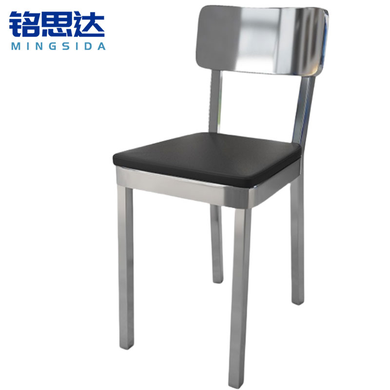 铭思达餐椅不锈钢把高清大图