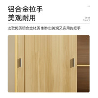 木质矮柜移门阳台柜办公储物柜玄关柜地柜文件柜推拉门柜子储物柜员工柜收纳置物柜三层 1000*500*1000mm