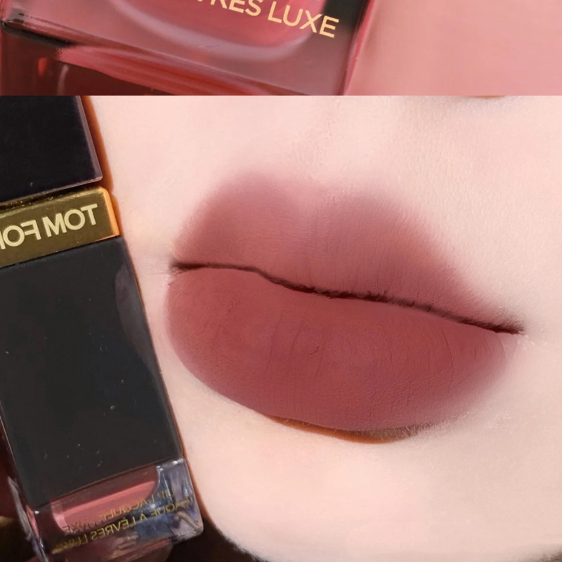 汤姆福特tomford方管唇釉tf口红03lark奶咖玫瑰色