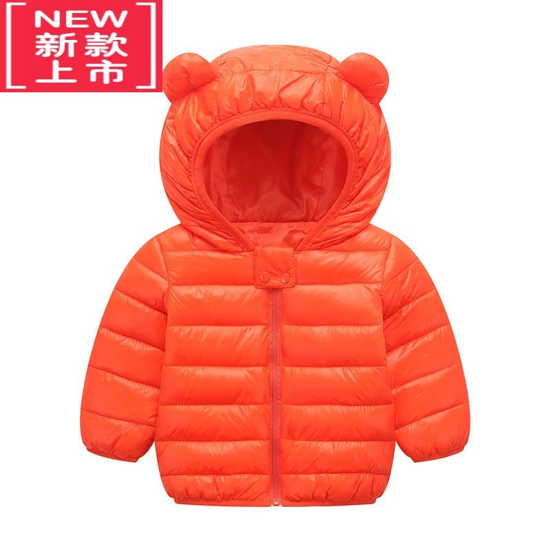 可莉允儿童轻薄羽绒棉服2022新款洋气1-5岁男童秋冬装外套小童保暖宝宝图片