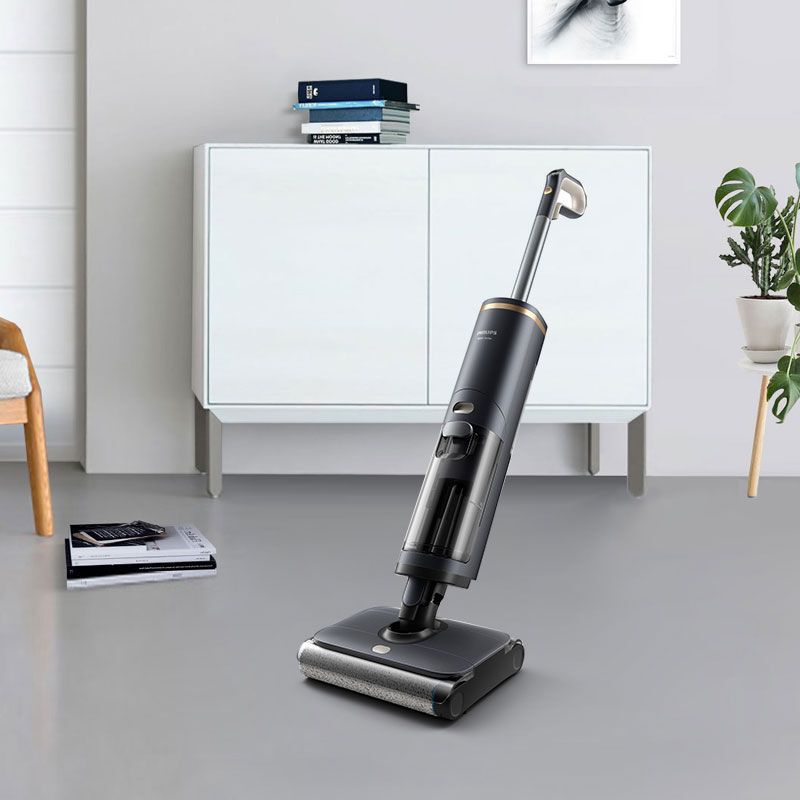 飞利浦(PHILIPS) xw8122/82 吸尘器 无线智能双刷洗地机8000系列 (台)黑色