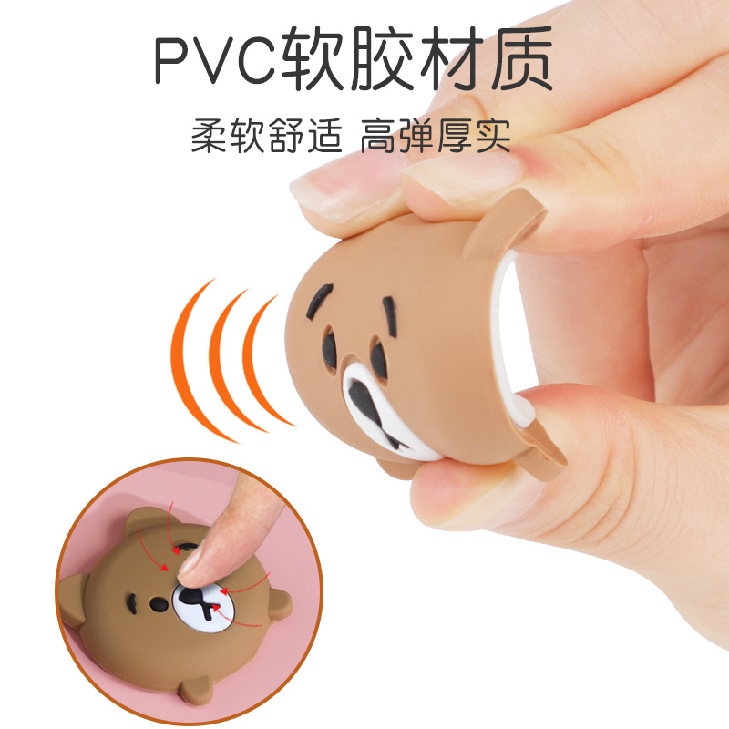 家柏饰(CORATED)后防撞垫墙面防碰撞垫橡胶免钉后把手防震垫子家具保护垫高清大图