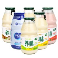 养味yanwee 草莓香蕉牛奶椰奶果奶学生奶酸奶奶瓶装6瓶整箱 香蕉味6瓶