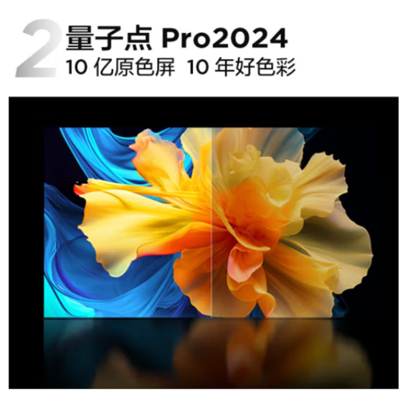 TCL电视机 55P11H 65英寸 75P11H 85P11H 量子点Pro2024超薄一体化设计 55英寸 原厂标配