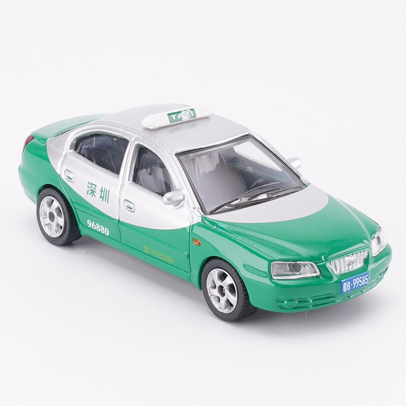 出租车面包车合金汽车模型玩具小汽车现代海狮五菱收藏摆件深圳出租