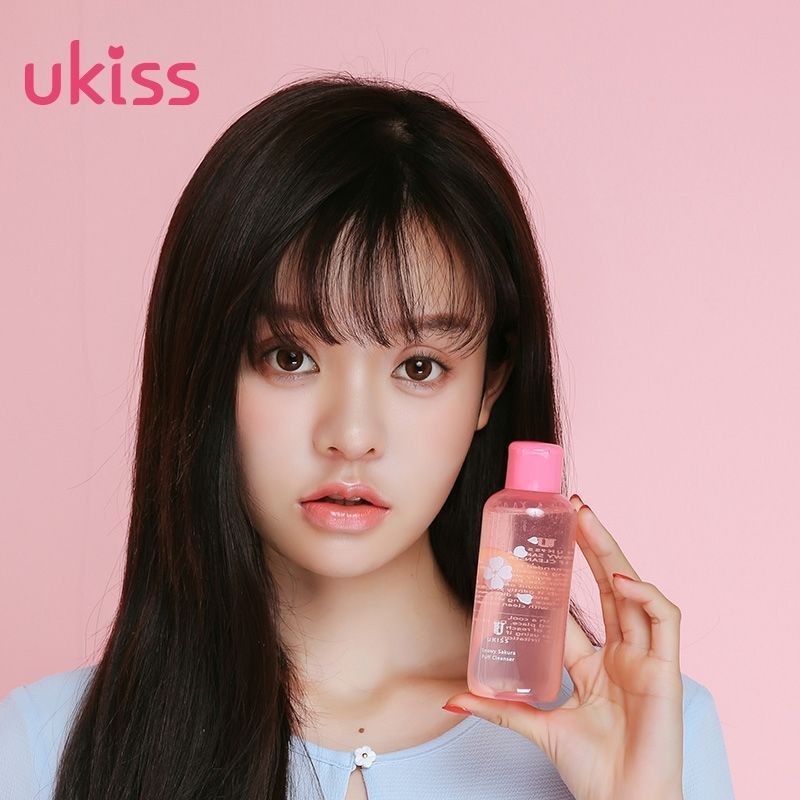 UKISS粉扑清洗剂150ml悠珂思化妆刷清洁剂清洗液美妆蛋工具 雪樱花粉扑清洗液