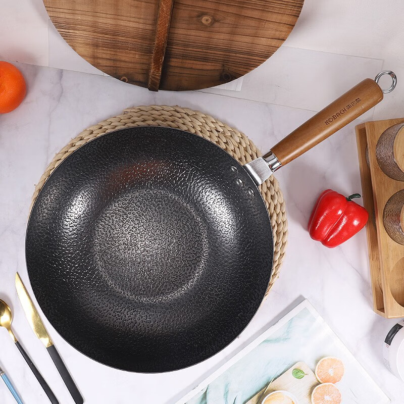 整箱5个康巴赫锻打老铁锅32cmczq32a1