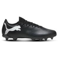 彪马(Puma)足球实战鞋男款轻便贴合动态牵引FGAG专业运动竞赛球靴 White/Black 41