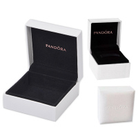 [直营]PANDORA潘多拉 简约银色开口式925银手镯手链手串手环 596477 送恋人